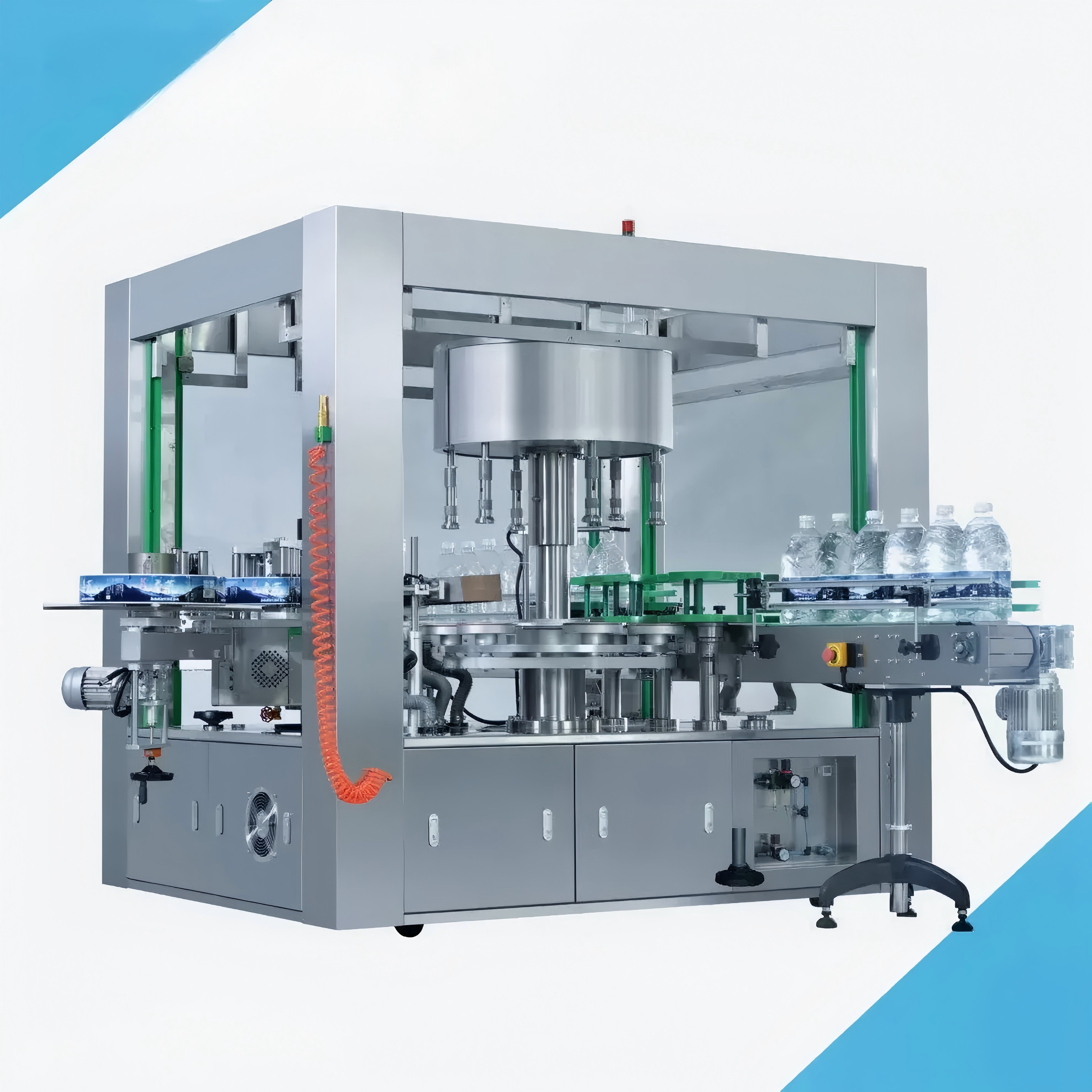 Automatic Drinking Mineral Water Bottle Labeling Machine for OPP BOPP Hot Melt Glue Label