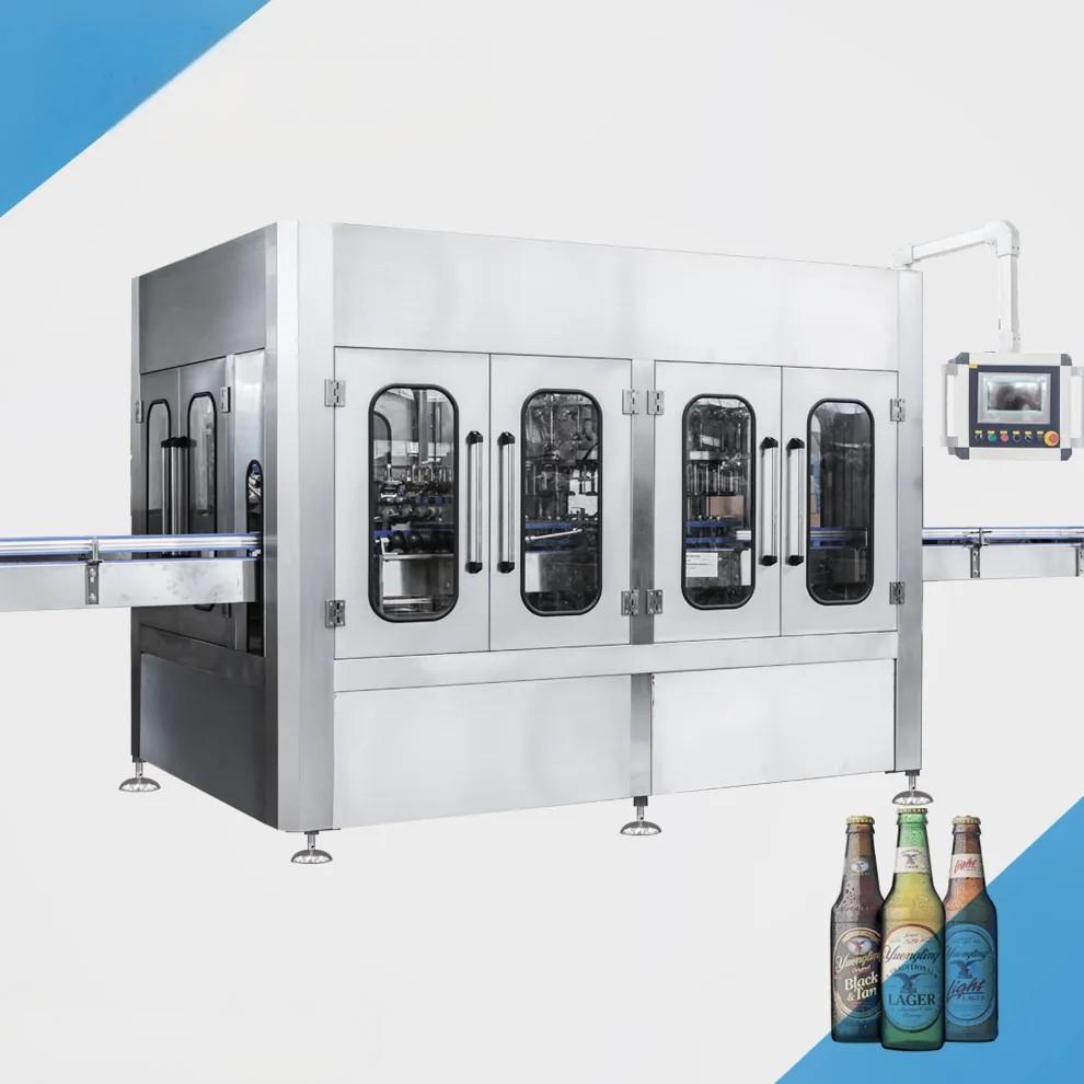 Turnkey Project Beer Brewing Filling Packing Plant / Production Equipment
