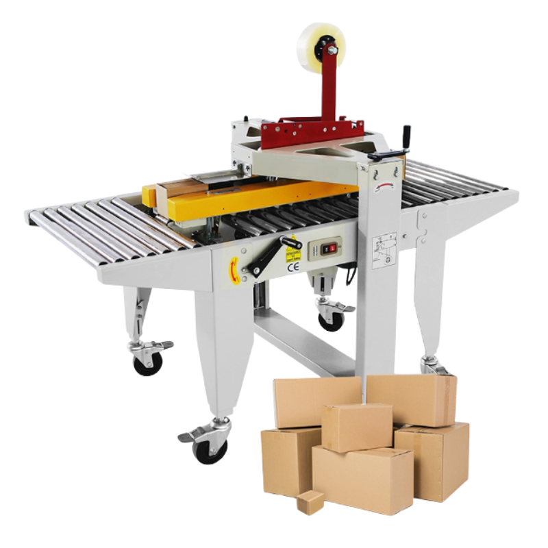 Small Box Taping Carton Sealing Machine Auto Case Packaging Box Sealer