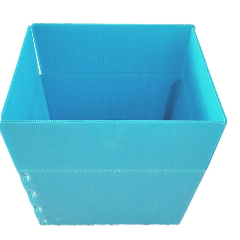 PP Corrugated Cardboard-Style Folding Container