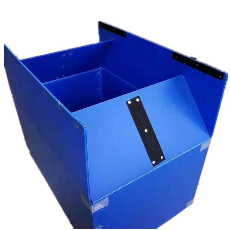 Flip-Top PP Corrugated Folding Crate-2