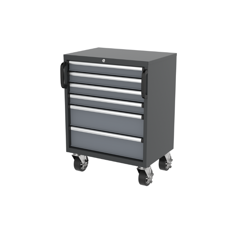 6 Drawer Mobile Cart