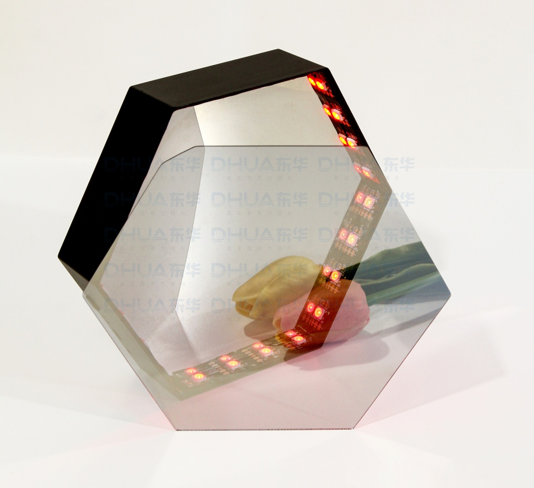 Two-way acrylic mirror sheet
