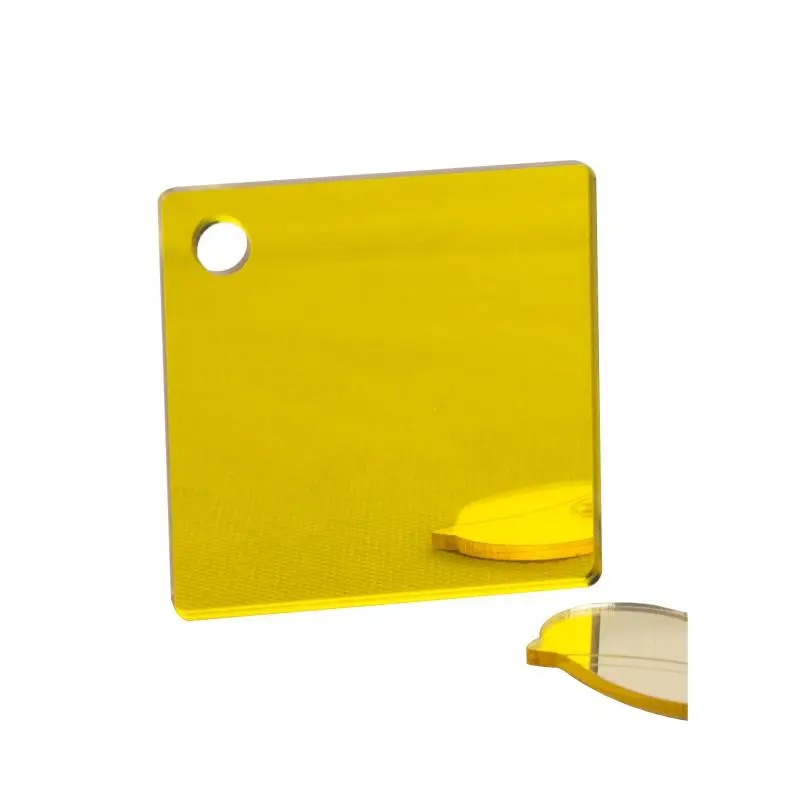 Yellow Mirror Acrylic Sheet, Colored Mirror Acrylic Sheets
