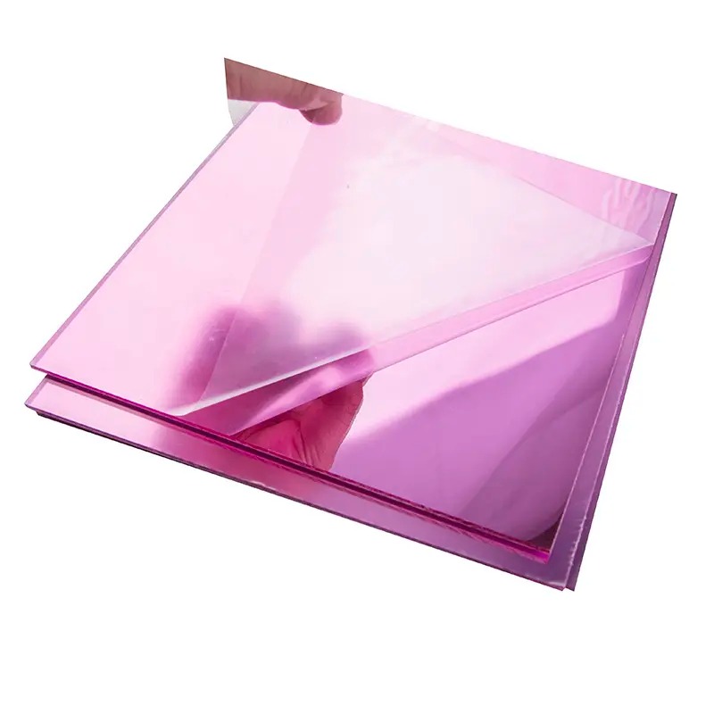 Acrylic Partition For Living Room Pink Mirror Acrylic Sheet
