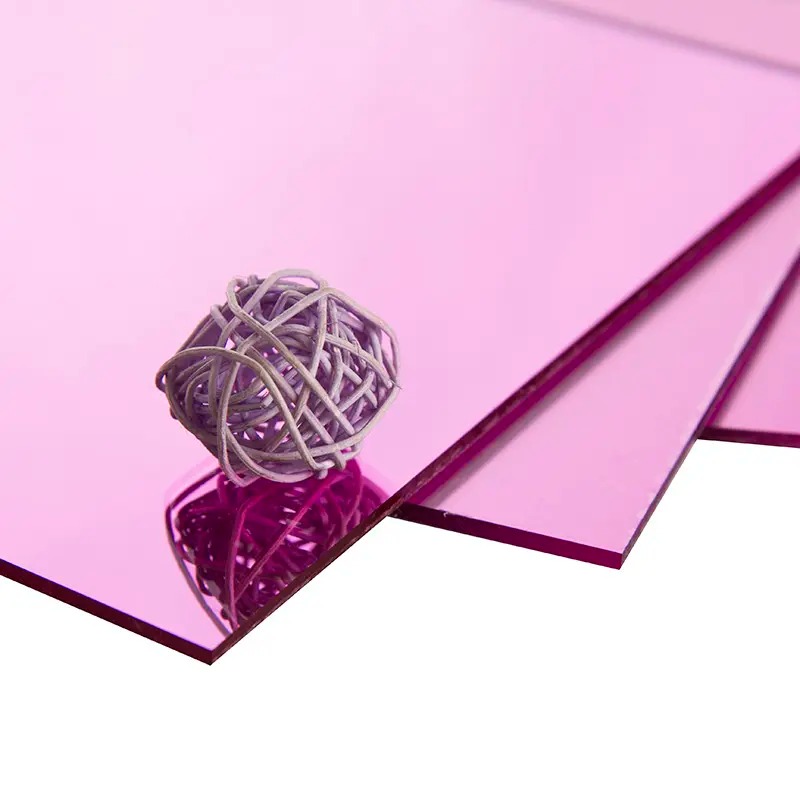 Acrylic Mirror Manufacturers Pink Mirror Acrylic Sheet