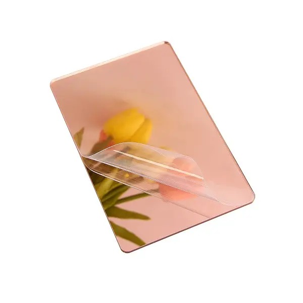 The embodiment of elegance: discover the beauty of rose gold mirror acrylic board