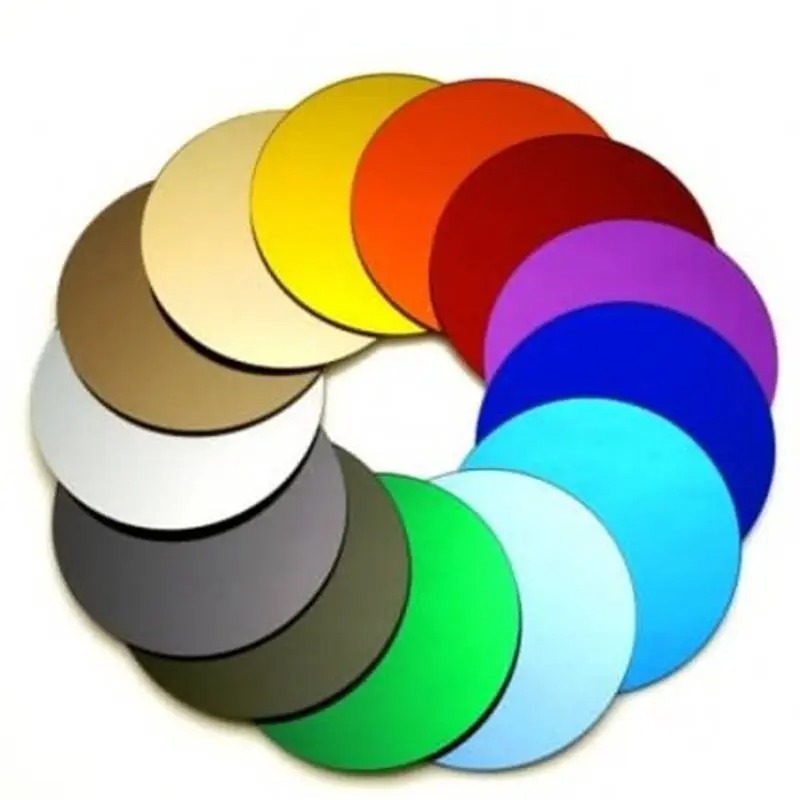 Acrylic Plexiglass Sheet in Color Mirror Finish