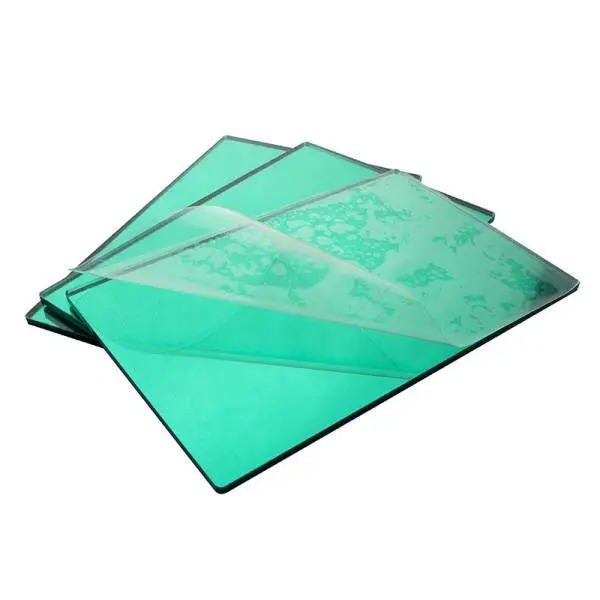 Colored acrylic mirror sheet cut to size