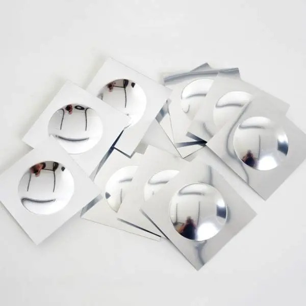 Flexible Plastic Double-Sided Concave Convex Mirrors for Educational Toys