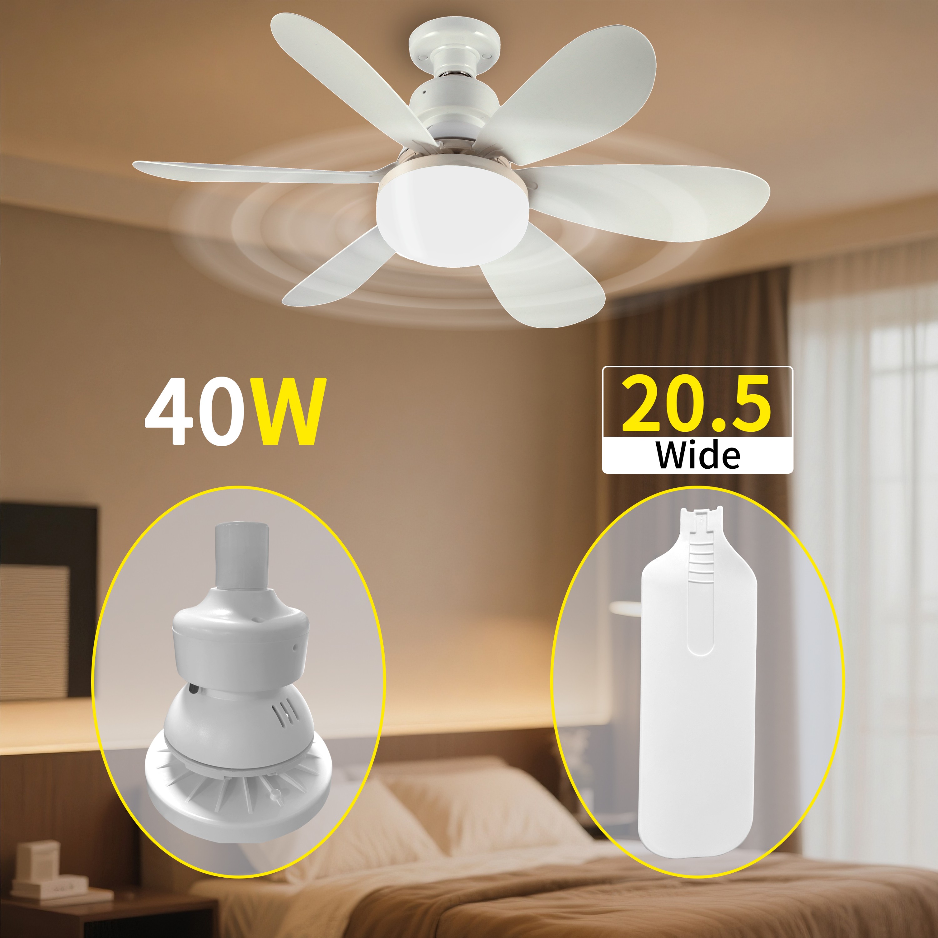 AeroGlow Fan-Chandelier