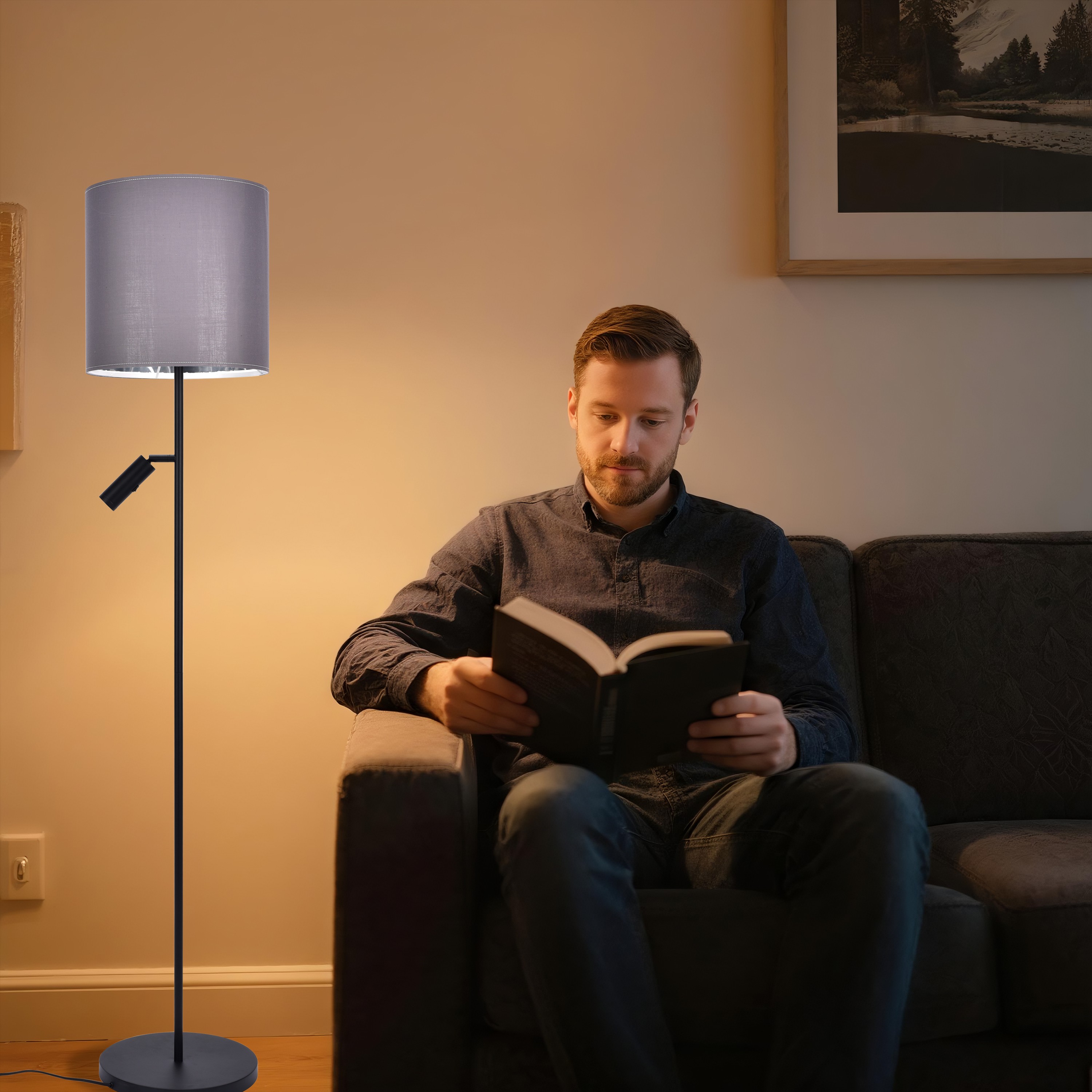 #slider-caption-0 Nordic Tower Floor Light