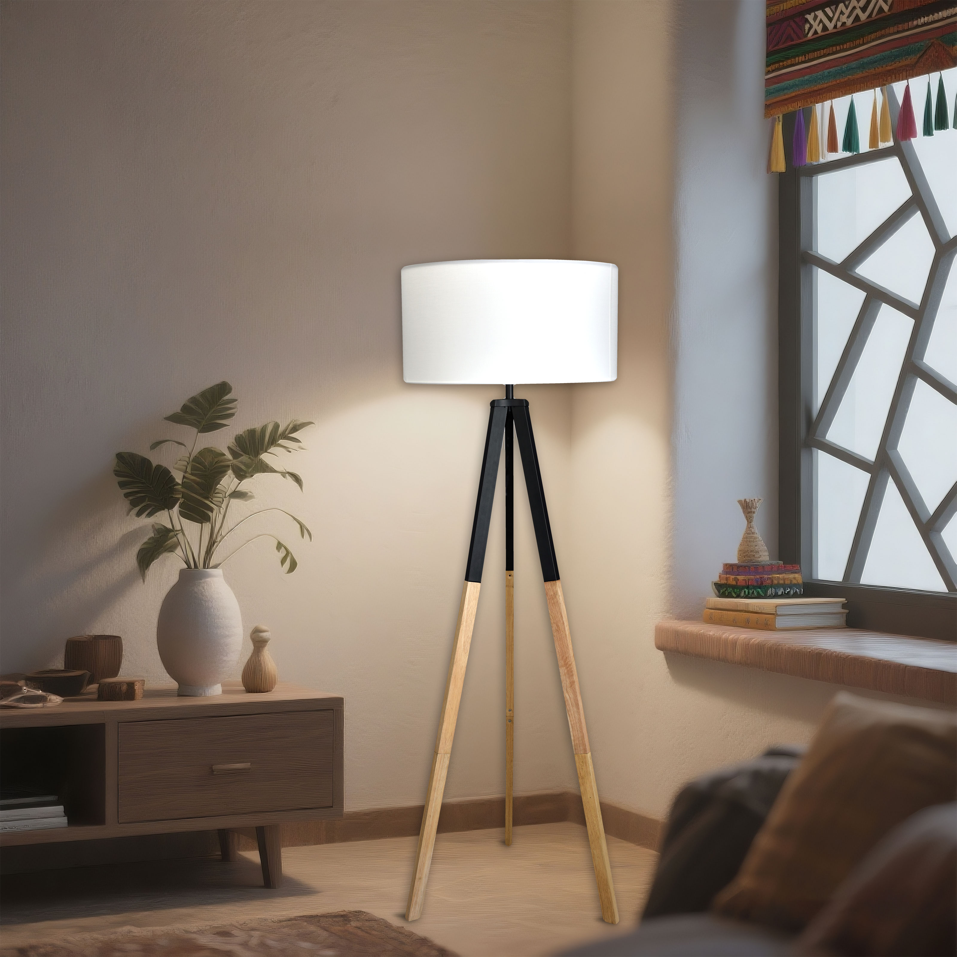#slider-caption-0 Slimline Arc Floor Lamp