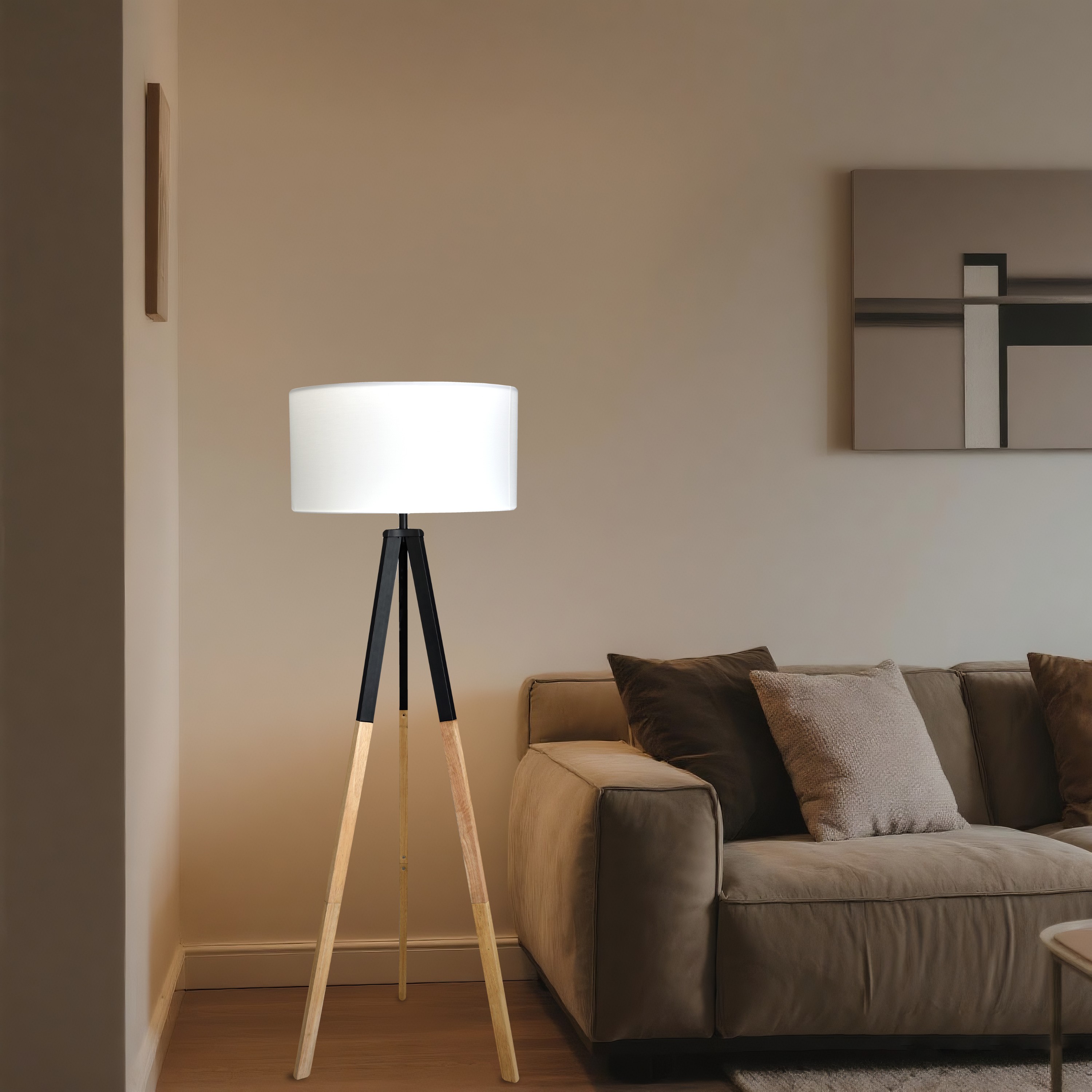 #slider-caption-0 Slimline Arc Floor Lamp