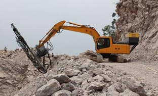 Rock drilling machinery