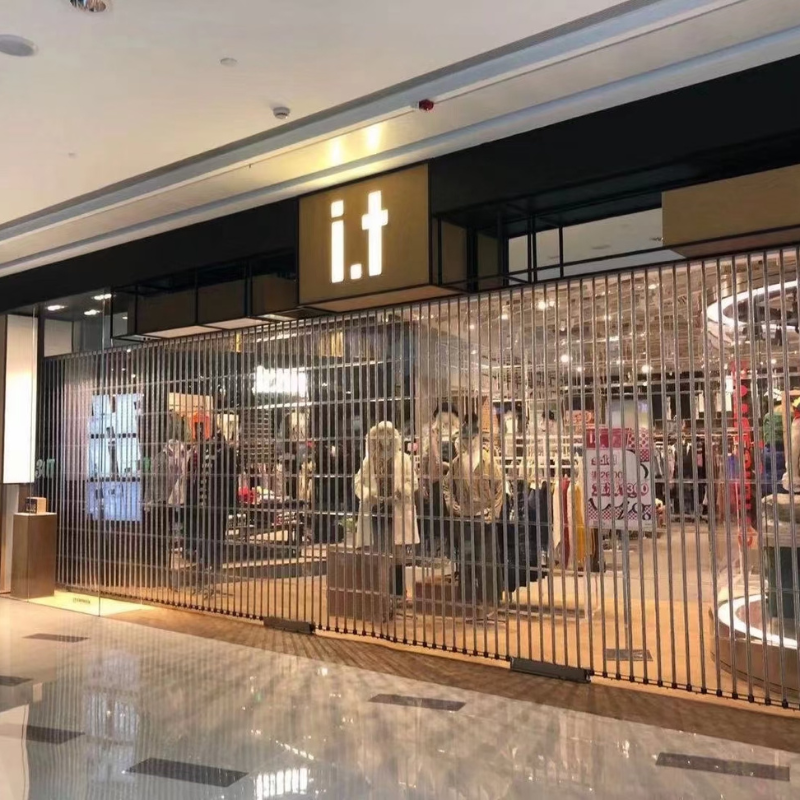  ​Horizontal Side Sliding Transparent polycarbonate Rolling Shutter