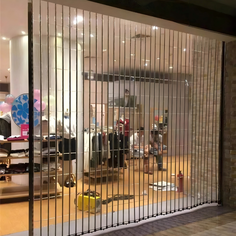  ​Horizontal Side Sliding Transparent polycarbonate Rolling Shutter