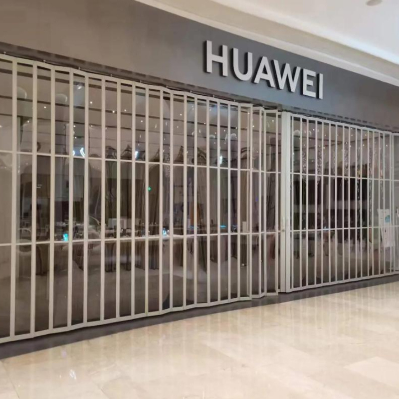 ​Custom Size Transparent ​Crystal  Accordion Folding Door 