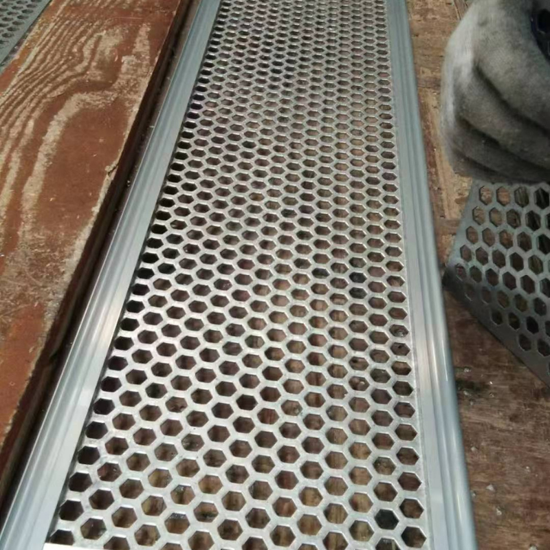 Commercial Security Aluminum Perforated Folding Door​ 