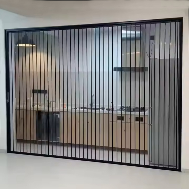 Transparent Multifold Accordion Folding  Sliding Door