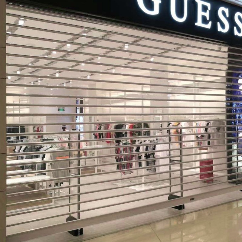 Transparent See Through Polycarbonate Roll Up Shutter Door