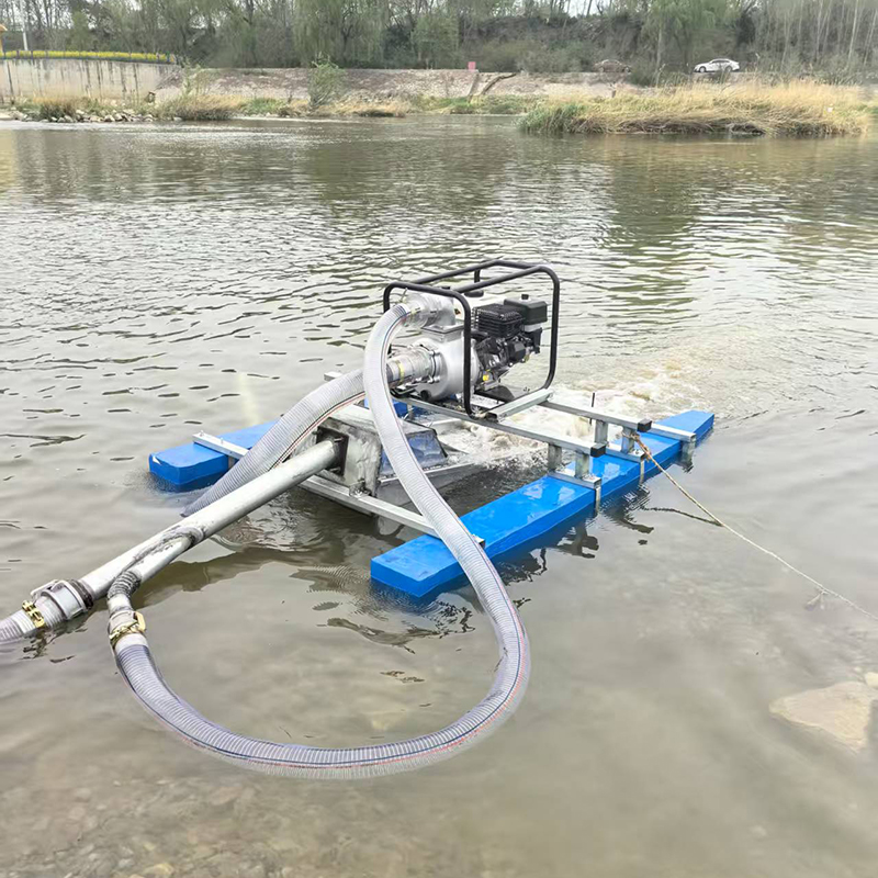 Targeting the needs of shallow-water placer gold mining, Qiangrun Environmental Protection has developed a self-propelled siphon gold dredger