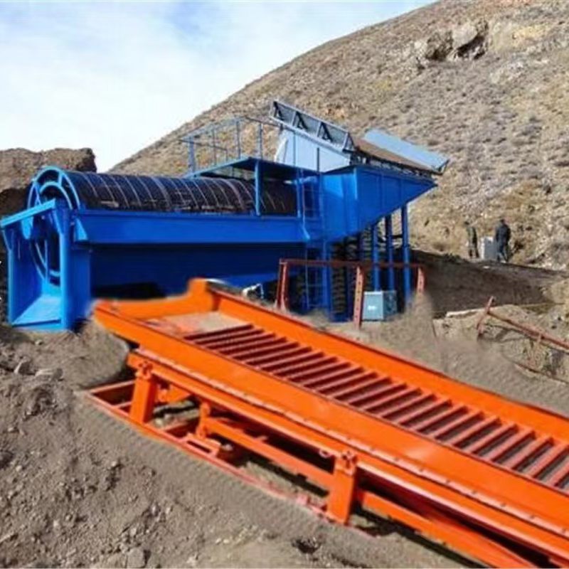 The Kazakhstan placer gold project adopts the upgraded jigging sluice from Qiangrun Environmental Protection
