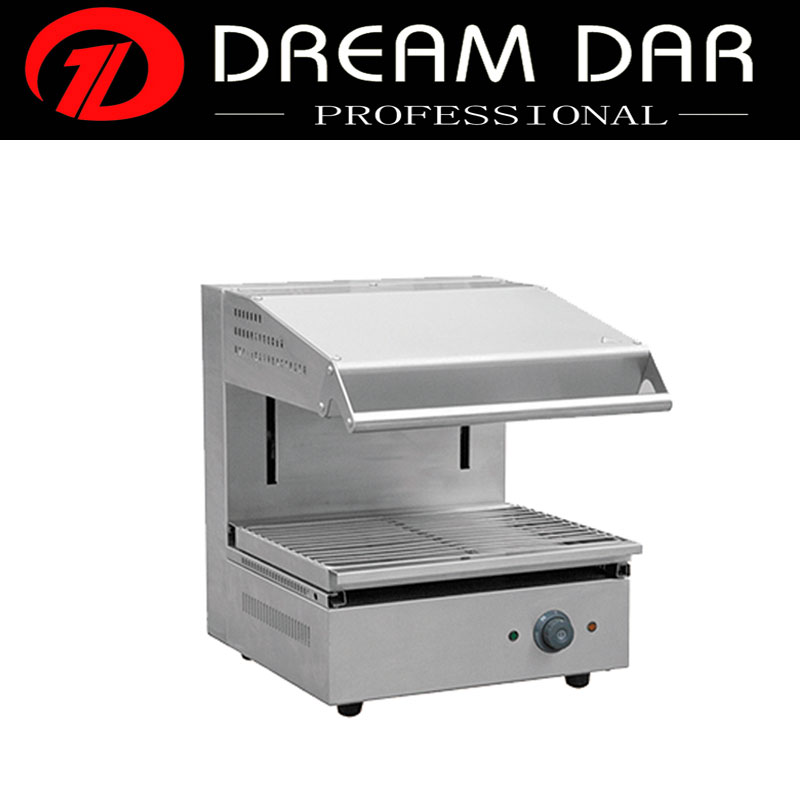 Stainless Steel Commercial Lift Up Design Electric Salamander grill(slope)