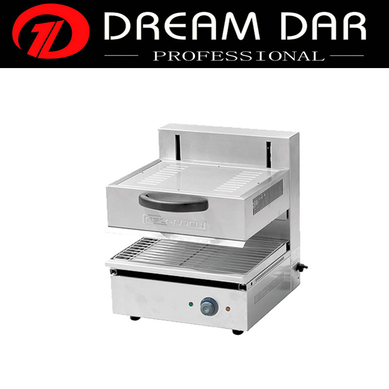 Stainless Steel Commercial Lift Up Design Electric Salamander grill(straightface)