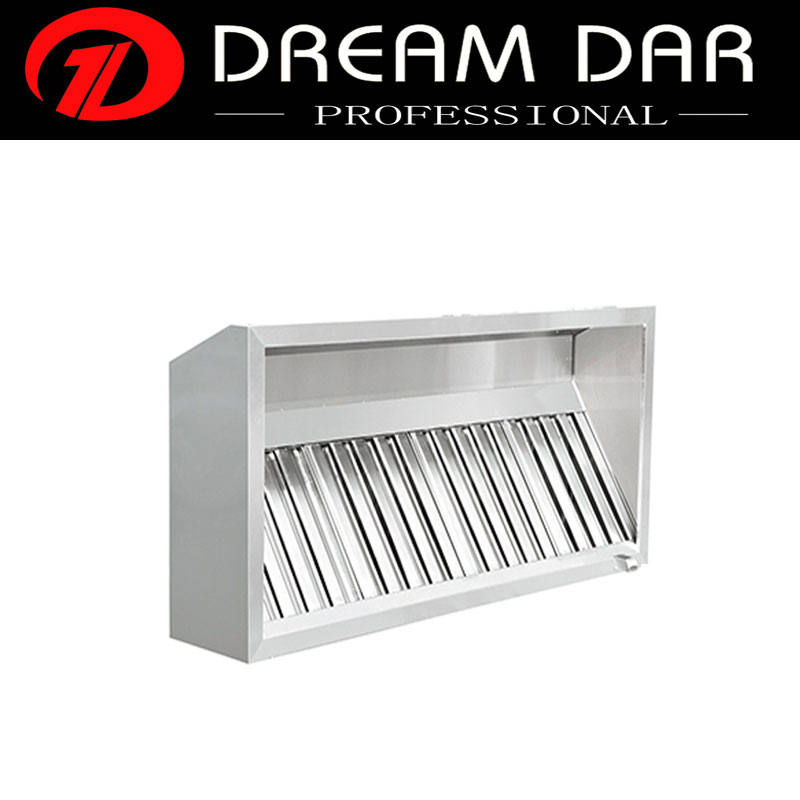 Commercial Stainless Steel Wall Type Industrial Kitchen Exhaust Range Hood