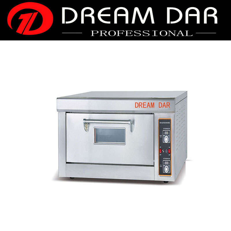 Hot Sale 1layer 2tray Electric baking bread pizza oven