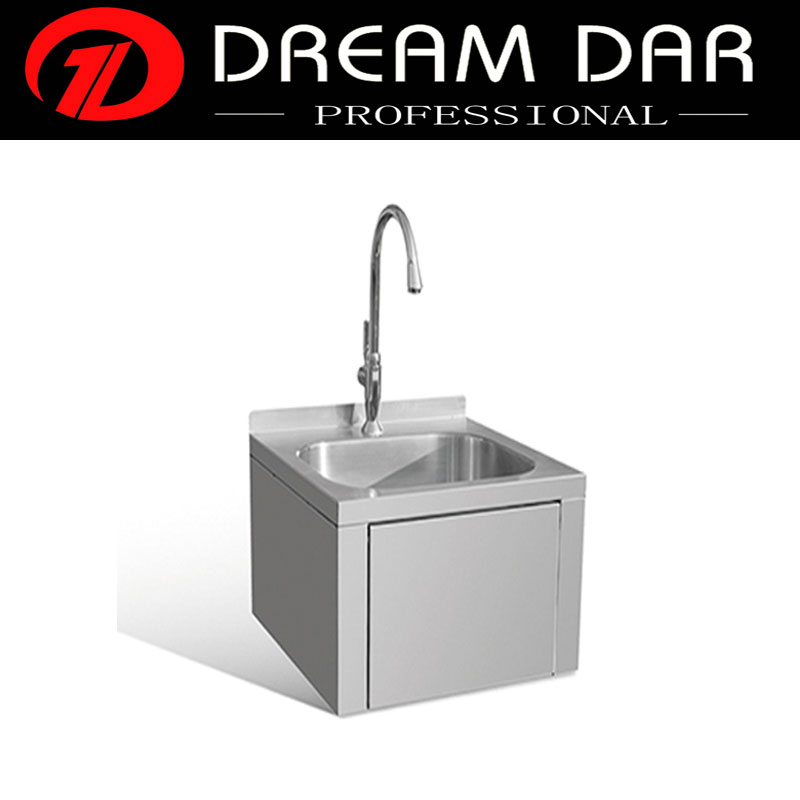 High quality commercial kitchen stainless steel wall mount small hand washing sink