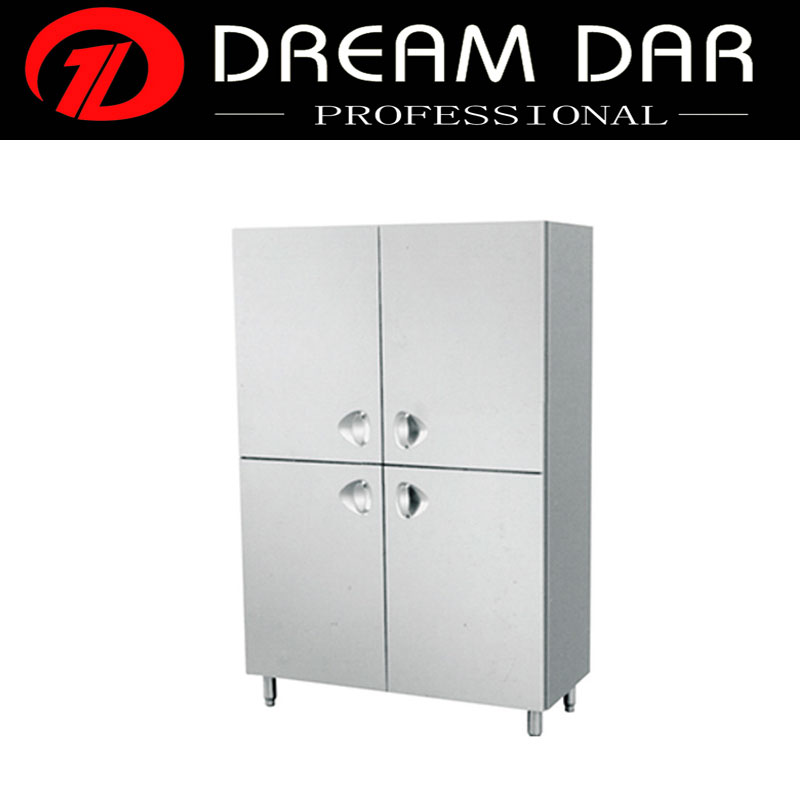 Commercial Stainless Steel Upright Four doors Storage Kitchen Cabinet