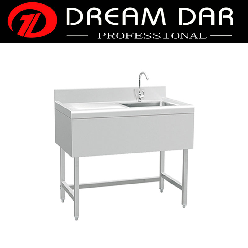 Hotel assemble European Style Commercial kitchen sinks with left board and back panel
