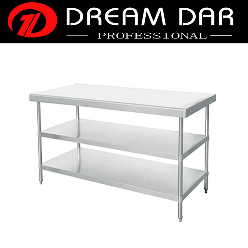 High Quality Stainless Steel Kitchen Cooking Work Table 3 Tiers