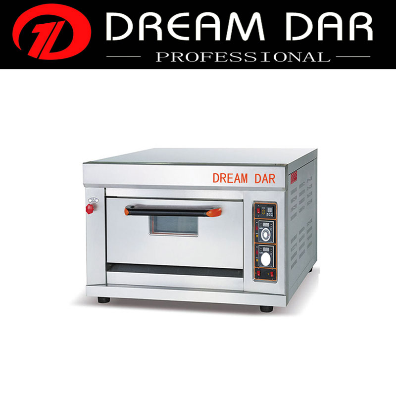 Hot Sale 1layer 2tray Gas baking bread pizza oven