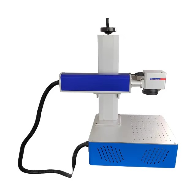Hot Selling Desktop Integrated Fiber Laser Marking Engraving Machine for Metal Steel 1064 3d Laser Marking Machine 50 W 0.05mm