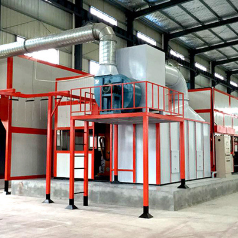 spraying painting booth