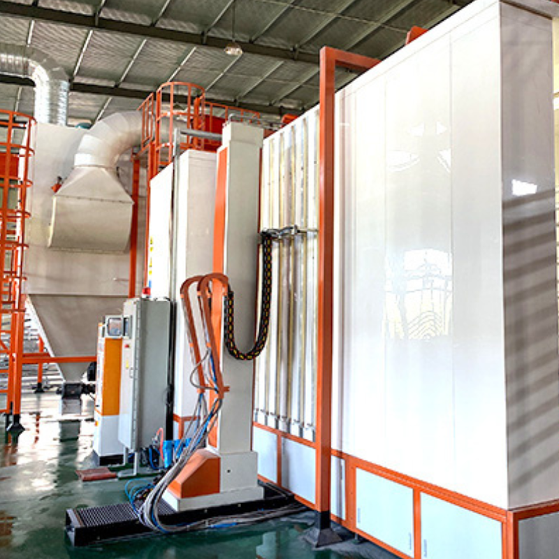powder spraying booth