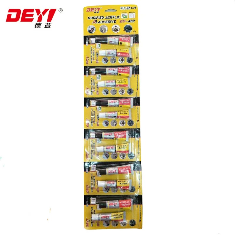 5 Minutes Initial Curing Acrylic Modified AB Adhesive For Medical And Domestic Needs