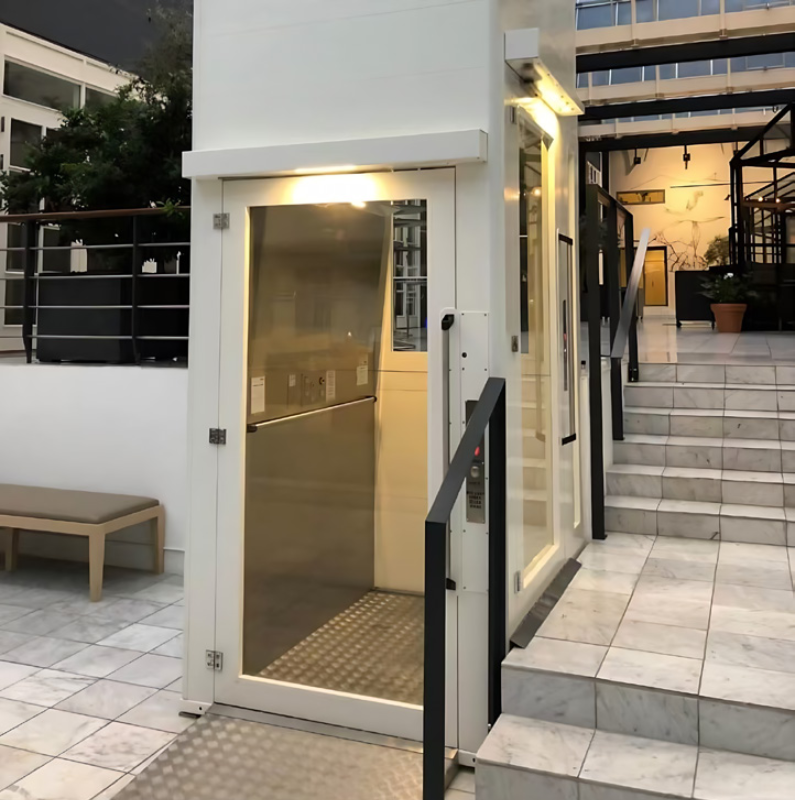 Full-frame Hoistway Barrier-Free Lifting Platform