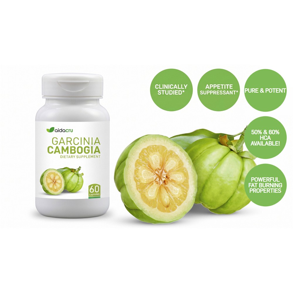 Garcinia Cambogia，Pure & Potent HCA，60 Capsules Weight Loss