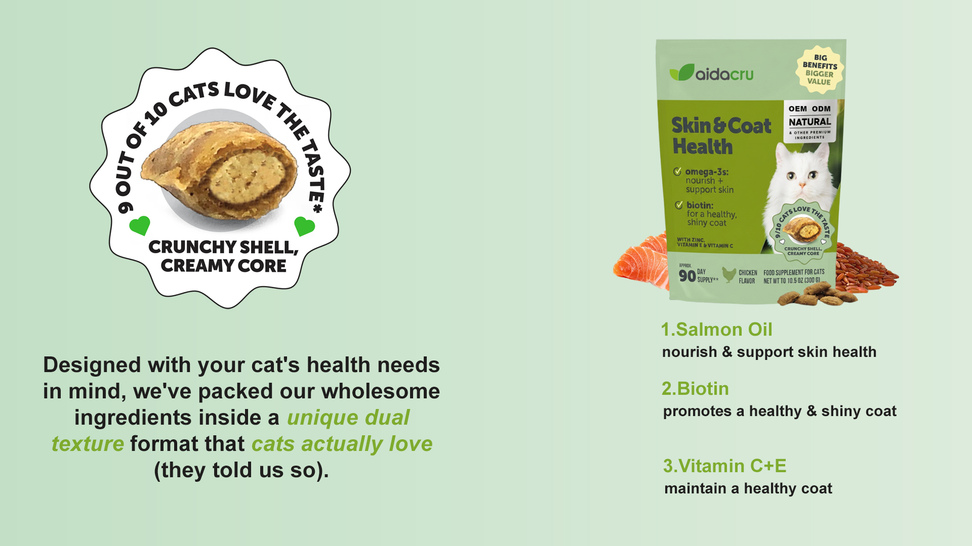 Skin & Coat Cat Soft Chews detail image 2