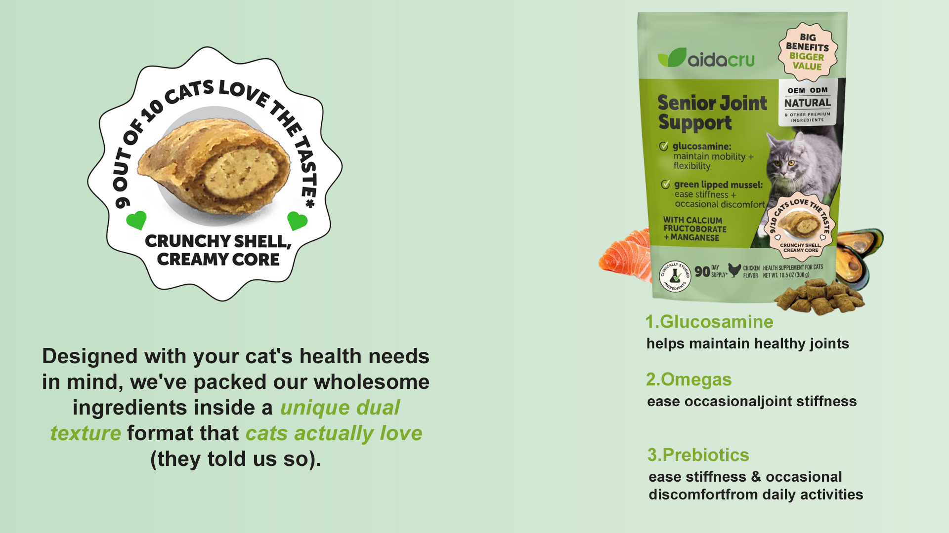 Senior Joint Support Cat Soft Chews detail image 3