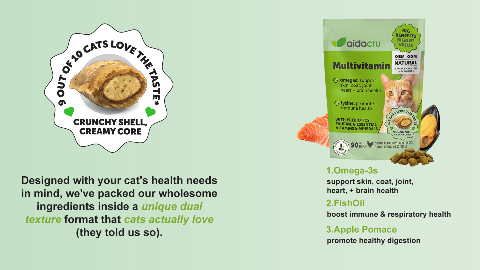 10-in-1 Complete Cat Multivitamin Chews product image
