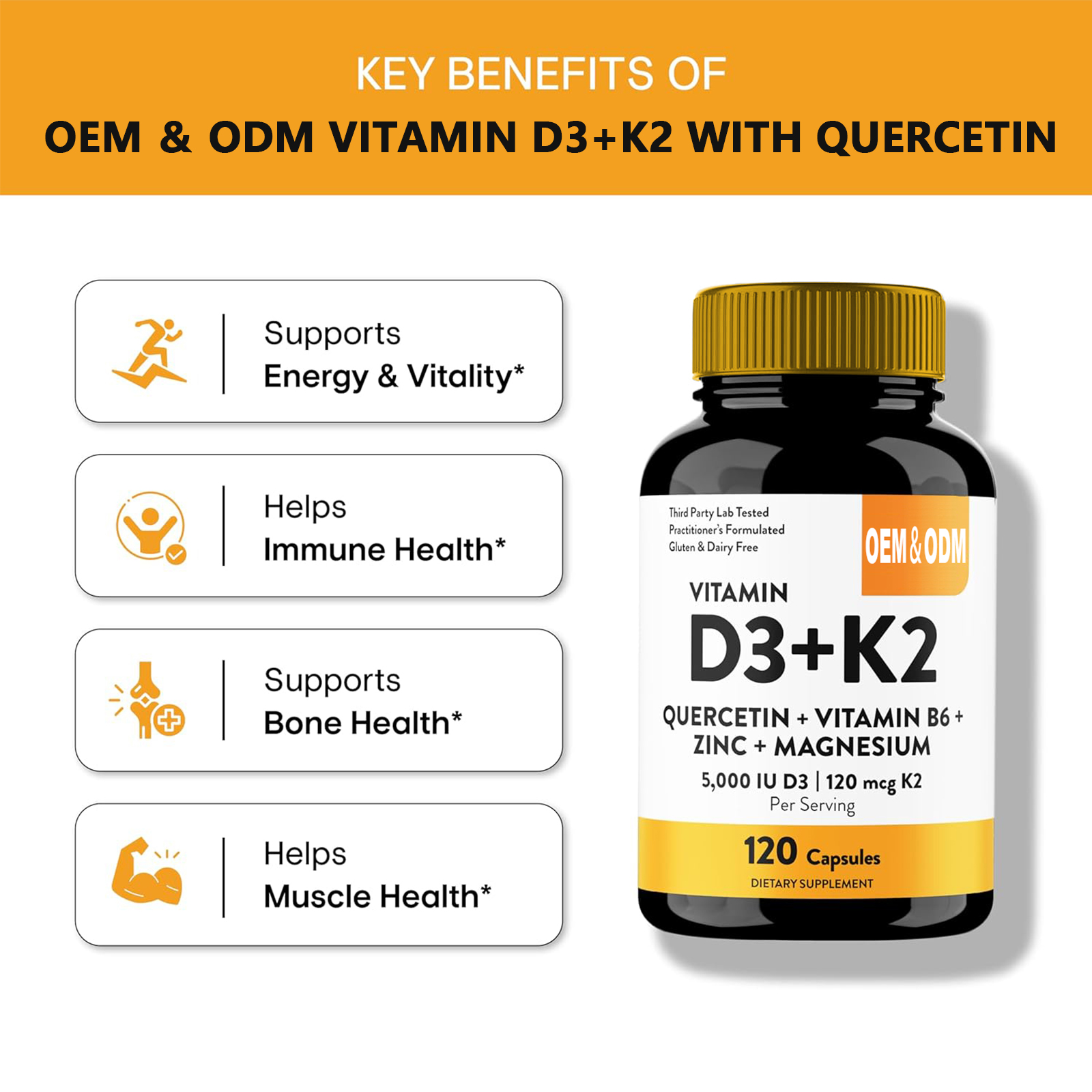 Vitamin D3 Plus K2 product image