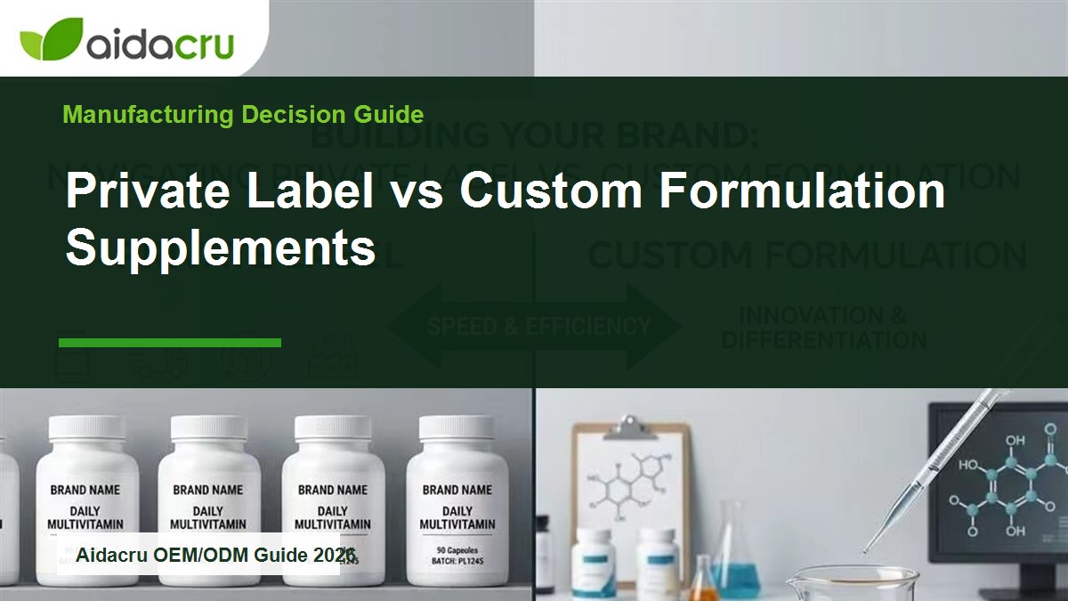 Private Label vs Custom Formulation Supplements cover image