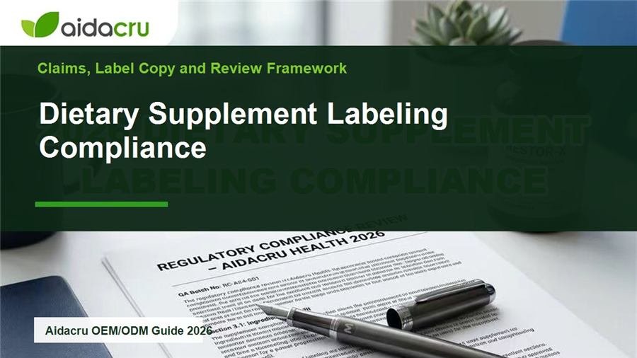 How to Write Compliant Supplement Claims in 2026: Structure/Function vs Disease Claims compressed cover image