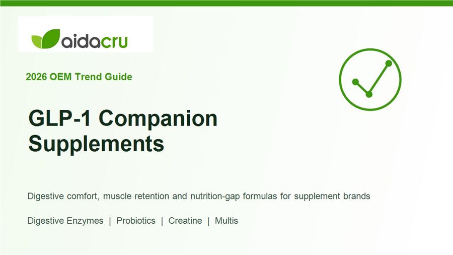GLP-1 Companion Supplements in 2026: OEM Formula Opportunities for Supplement Brands compressed cover image