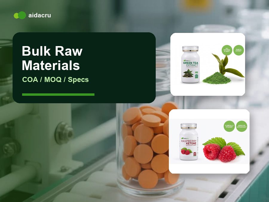 Bulk Supplement Raw Materials Supplier Guide 2026: COA, MOQ and Specification Checklist final cover